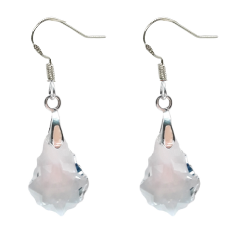 Baroque Earrings - Crystal