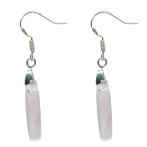 Column Earrings - Crystal