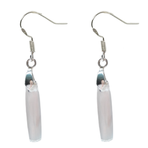 Column Earrings - Crystal