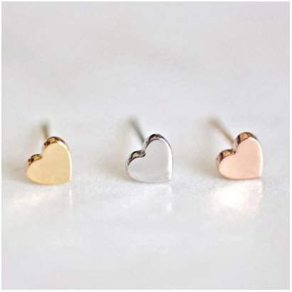 Heart Stud Earrings