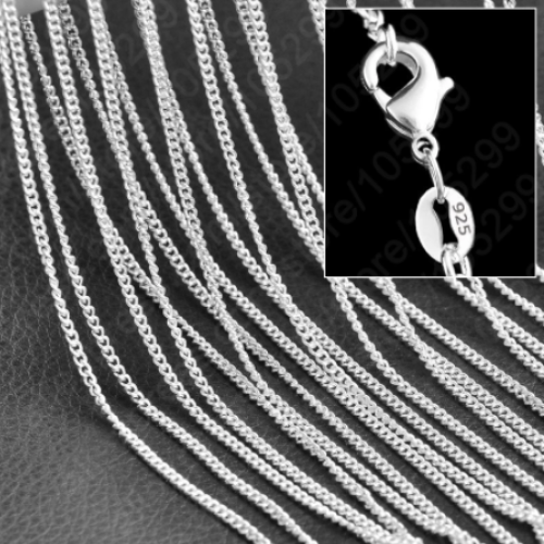 .925 Sterling Silver - Curb Chain - 20" (50cm)