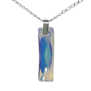 Queen Baguette Pendant - Crystal AB