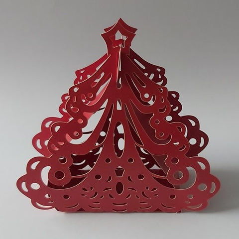 Christmas Tree Box - Red