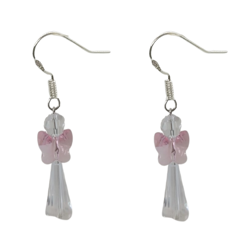 Angel Earrings - Pink