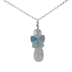 Angel Round Pendant - Blue