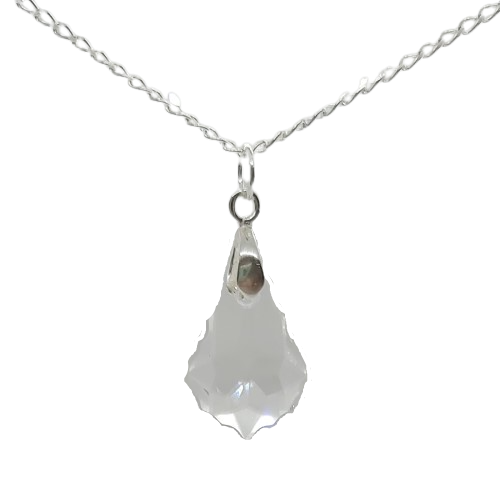 Baroque Pendant - Crystal