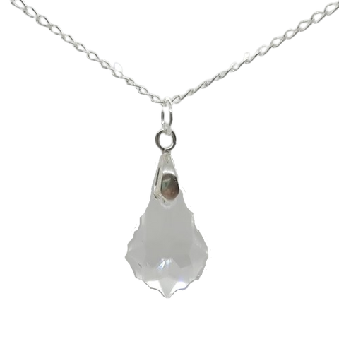 Baroque Pendant - Crystal