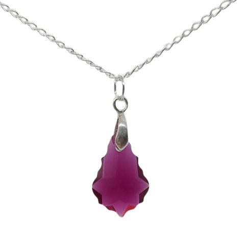 Baroque Pendant - Ruby