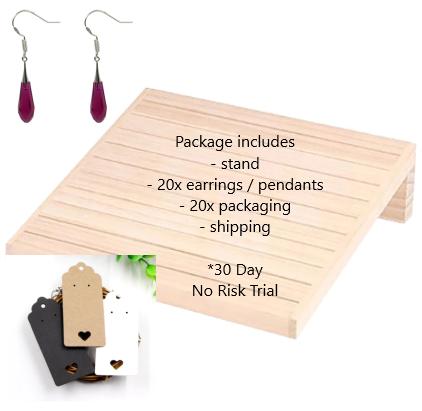 Bundle 10 - Crystal Earrings (20 pairs)