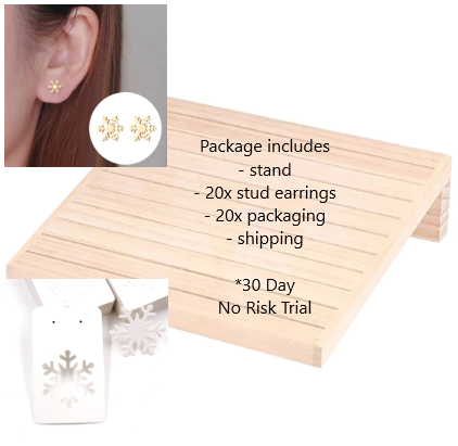 Bundle 12 - Christmas Stud Earrings (20 pairs)