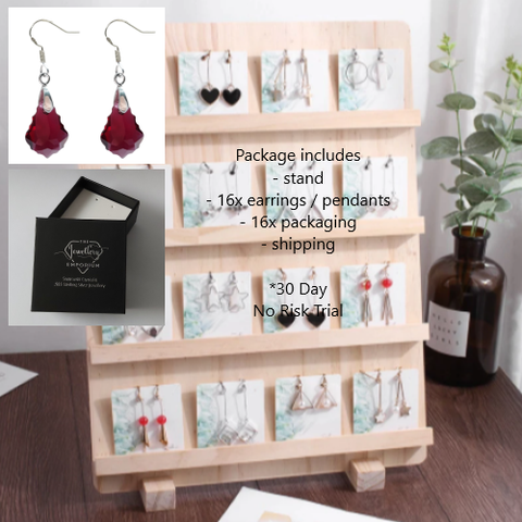 Bundle 13 - Crystal Earrings (16 pairs)