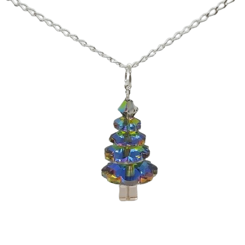 Christmas Tree Pendant - Multi