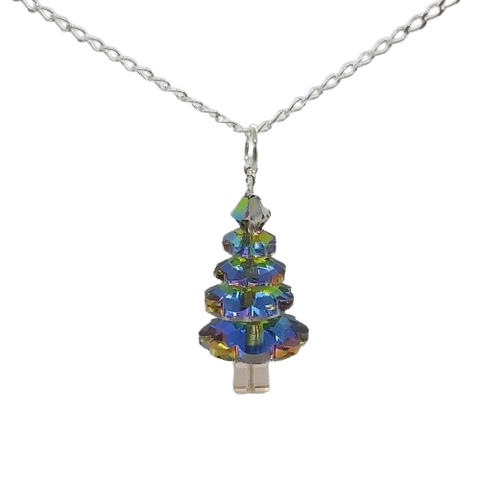 Christmas Tree Pendant - Multi