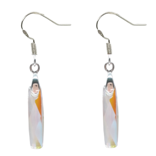 Column Earrings - Crystal AB
