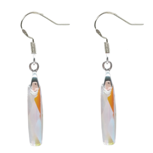 Column Earrings - Crystal AB
