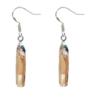 Column Earrings - Golden Shadow