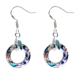 Cosmic Circle Earrings - Vitrail Light