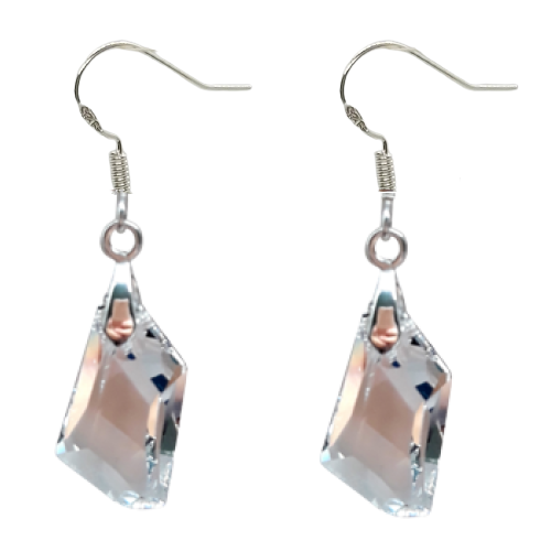 De Art Earrings - Crystal