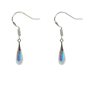 Tear Drop 21mm Earrings - Crystal AB