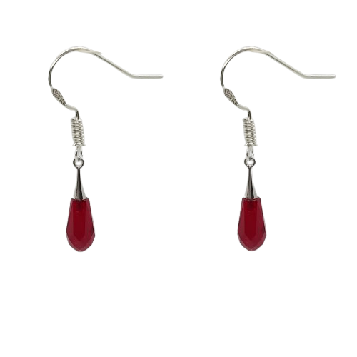 Tear Drop 21mm Earrings - Siam