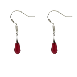 Tear Drop 21mm Earrings - Siam