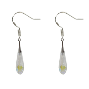 Tear Drop 31mm Earrings - Crystal AB