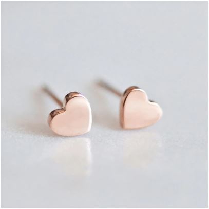 Heart Stud Earrings