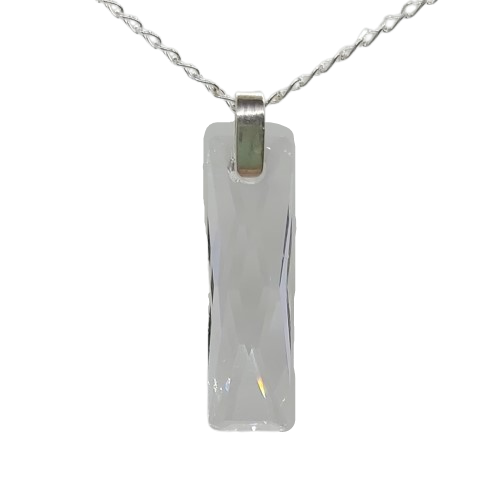 Queen Baguette Pendant - Crystal