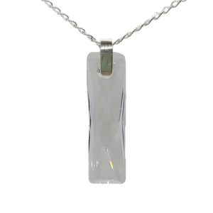 Queen Baguette Pendant - Crystal