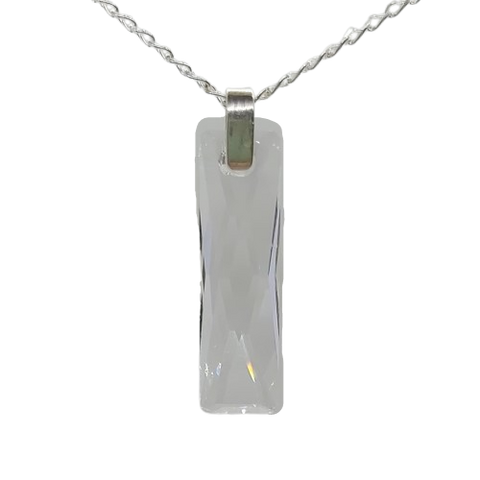 Queen Baguette Pendant - Crystal