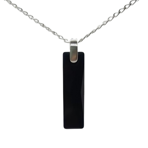 Queen Baguette Pendant - Jet