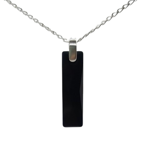Queen Baguette Pendant - Jet