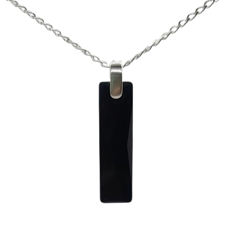 Queen Baguette Pendant - Jet