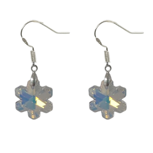 Snowflake Earrings - Crystal AB