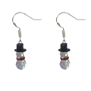 Snowman earrings deals