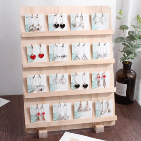 Wooden Stand with Ledges