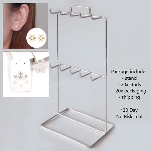 Bundle 1 - Christmas Stud Earrings (20 pairs)