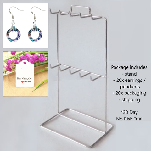 Bundle 2 - Crystal Earrings (20 pairs)