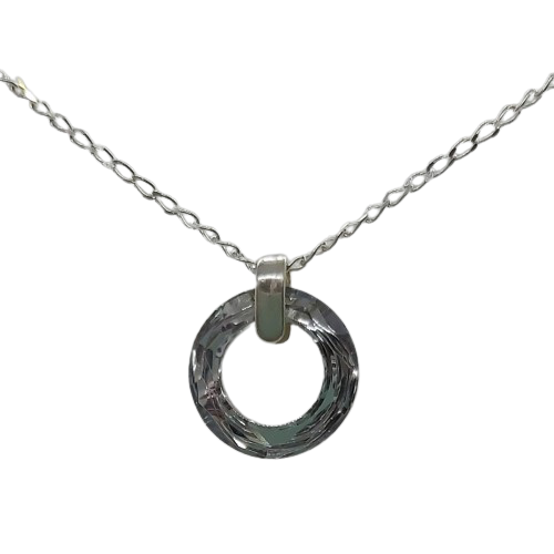 Cosmic Circle Pendant - Crystal CAL