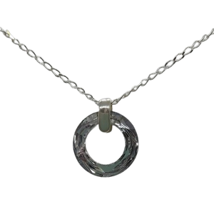 Cosmic Circle Pendant - Crystal CAL