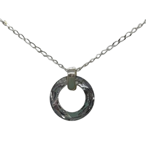 Cosmic Circle Pendant - Crystal CAL