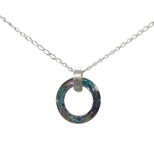 Cosmic Circle Pendant - Vitrail Light