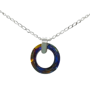 Cosmic Circle Pendant - Volcano