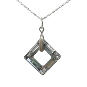 Cosmic Square Pendant - Crystal CAL