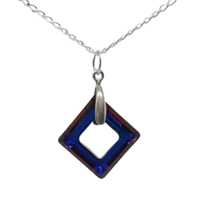 Cosmic Square Pendant - Volcano