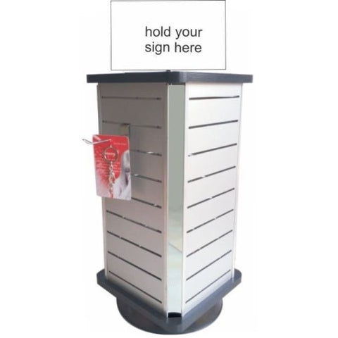 4-sided Countertop Display Stand (rails) - includes 24 hooks