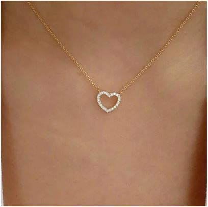 Open Heart Necklace