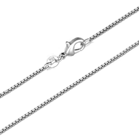 .925 Sterling Silver - Box Chain - 18" (45cm)