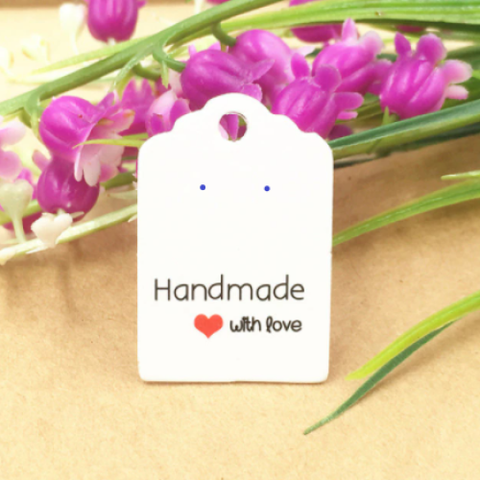 Handmade with Love Hangsell Card