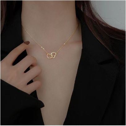 Two Hearts Necklace